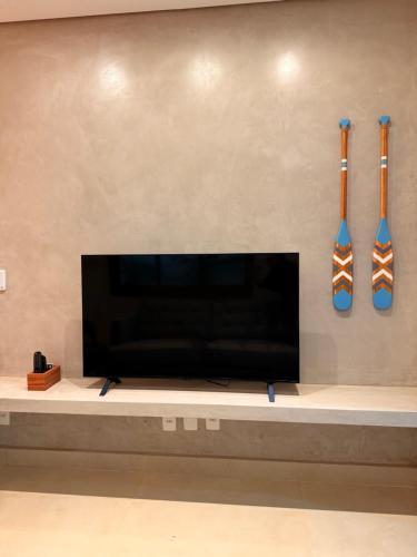 TV a/nebo společenská místnost v ubytování Pousada Pantai Maresias