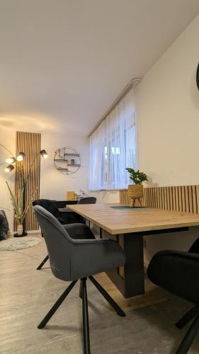 Χώρος καθιστικού στο Wohlfühloase unter den Linden