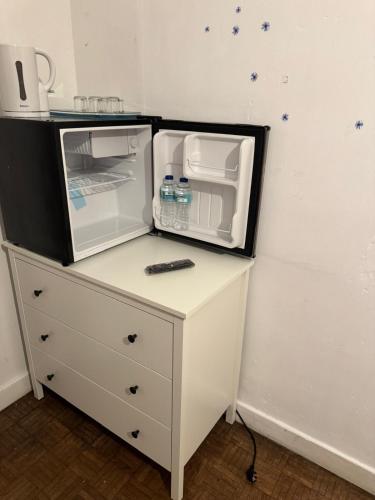 Dapur atau dapur kecil di Chambre Economy à Hendaye