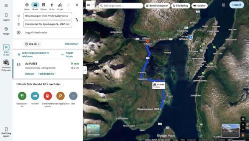 Landskap semula jadi dekat dengan rumah percutian