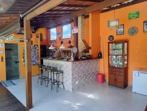 Nhà bếp/bếp nhỏ tại Casa Aconchegante em São Pedro da Serra