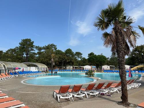 Πισίνα στο ή κοντά στο Mobilhome L'Instant Chill au Cap Ferret