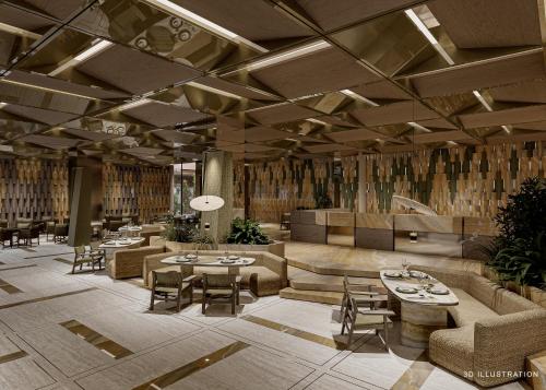 Et opholdsområde på Voyage Kundu