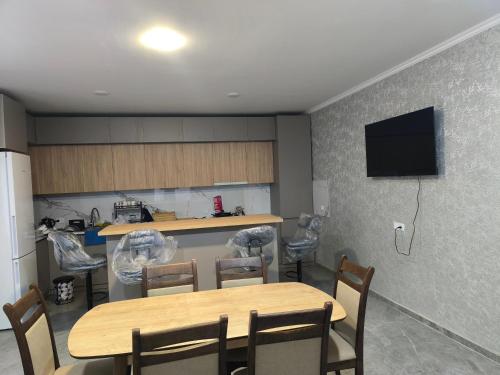Kuchyň nebo kuchyňský kout v ubytování Hotel Cozy House