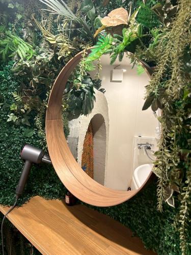 Jardín al aire libre en タグボート厚別