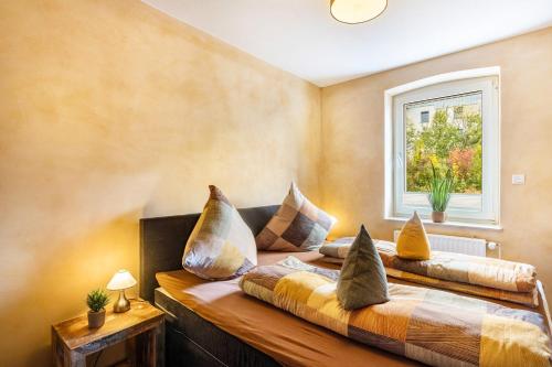 Katil atau katil-katil dalam bilik di Ferienwohnung Appart Diemelsee