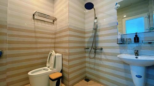 Koupelna v ubytování MiAn House