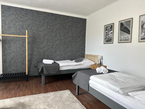 Ένα ή περισσότερα κρεβάτια σε δωμάτιο στο Apartments 31