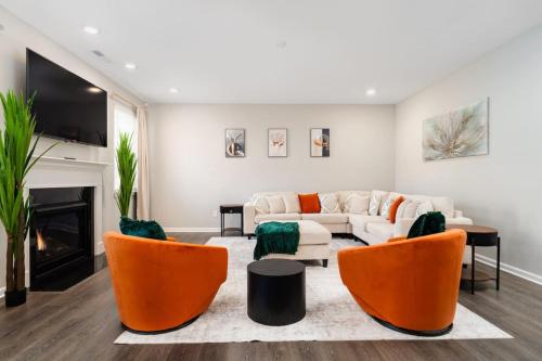 Ruang duduk di Casa Gilean MGM Collection