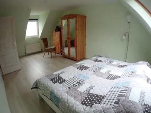 Postel nebo postele na pokoji v ubytování Anam Sona SeaView B&B