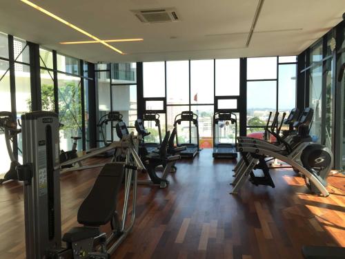 Fitness centrum a/nebo fitness zařízení v ubytování J Lodge Residences @ Malacca River