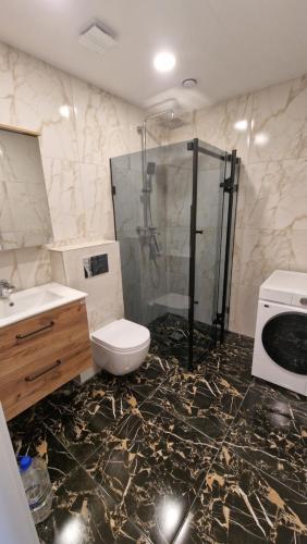 Ένα μπάνιο στο Audronašos apartamentai - self cheking- Gargžduose