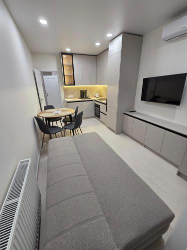 TV a/nebo společenská místnost v ubytování Truskavets Platinum Apartment 49,50