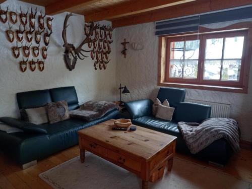 Гостиная зона в Alpenchalet am Golfplatz