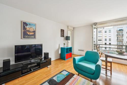 Et tv og/eller underholdning på Appartement de la Coulée - Welkeys