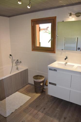 Koupelna v ubytování Chalet Demima