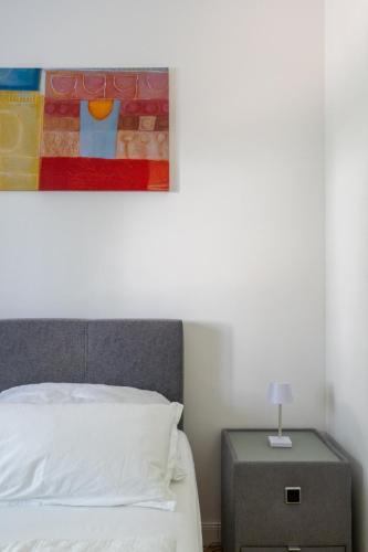 Postel nebo postele na pokoji v ubytování Quiet apartment near Vienna - 60m2 - 24h check-in - for business and family