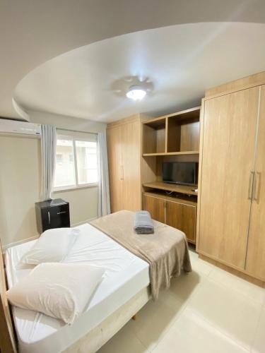 Voodi või voodid majutusasutuse Espaço Com Vista Para O Mar Na Avenida Atlântica toas