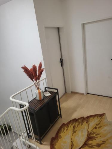 Μια τηλεόραση ή/και κέντρο ψυχαγωγίας στο Einfamilienhaus mit zwei separaten Zimmern in Spelle, Niedersachsen DE