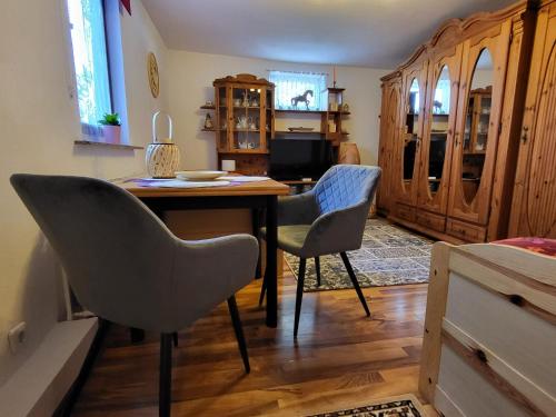 Dapur atau dapur kecil di Jolanta-Ferienwohnung an der A3