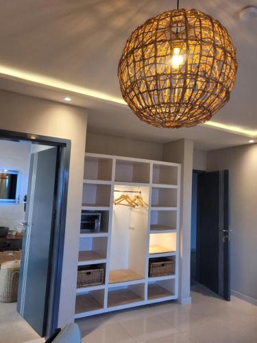 Dapur atau dapur kecil di B&B Klomiabla