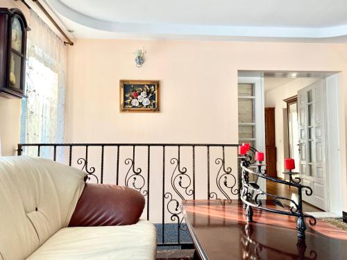 Χώρος καθιστικού στο Premium mountain view chalet
