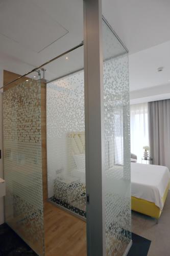 Postel nebo postele na pokoji v ubytování CM111Apparthotel