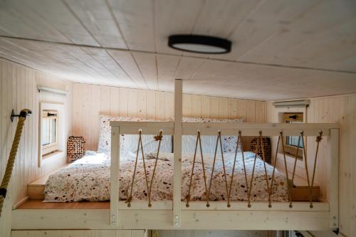 Postel nebo postele na pokoji v ubytování Glamping Meze