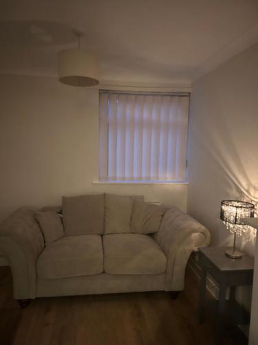 Zona de estar de Cosy stylish house West Hull