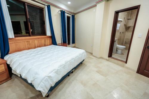 Koupelna v ubytování Casa Margarito Jalatlaco