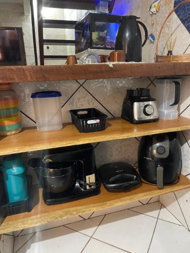 Een keuken of kitchenette bij Sobrado Beira da Mata