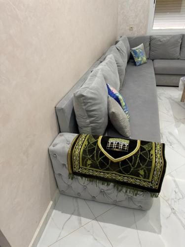 Χώρος καθιστικού στο Appartement 3 kamers tetouan-Azla strand 300 meters