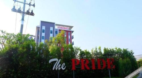 a sign that reads the buffet in front of a building at The Pride in Nakhon Pathom