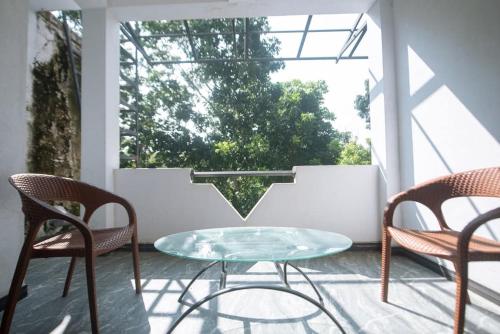 Posezení v ubytování Grand Villa Kalametiya