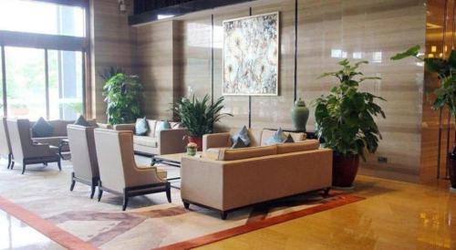 Χώρος καθιστικού στο Zhangjiagang Zhonglian GDH International Hotel