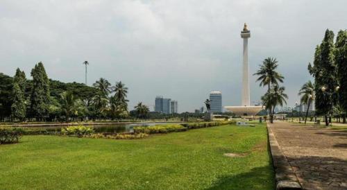 Zahrada ubytování Daun Residence Kuningan