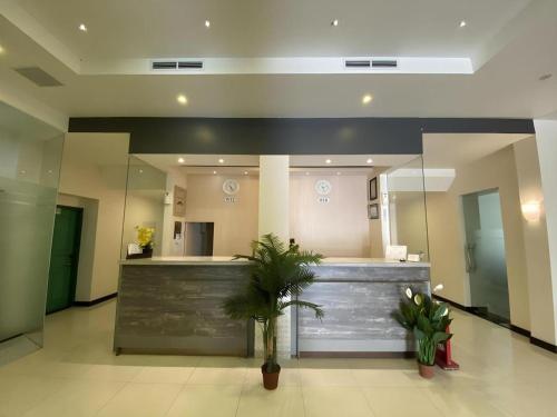 Ο χώρος του λόμπι ή της ρεσεψιόν στο Kharisma Hotel