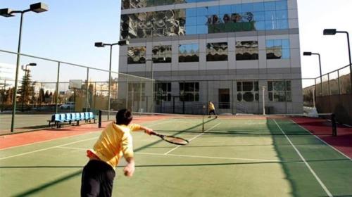Tenis a/nebo squash v ubytování Beijing Jinjiang Fuyuan Hotel nebo okolí