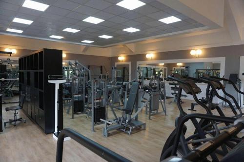 Fitness centrum a/nebo fitness zařízení v ubytování Regency Art Hotel