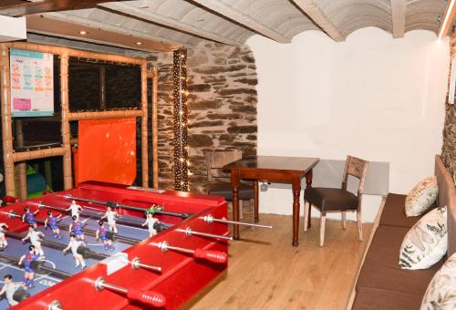 Ruang duduk di Apartaments casa Macia rialp