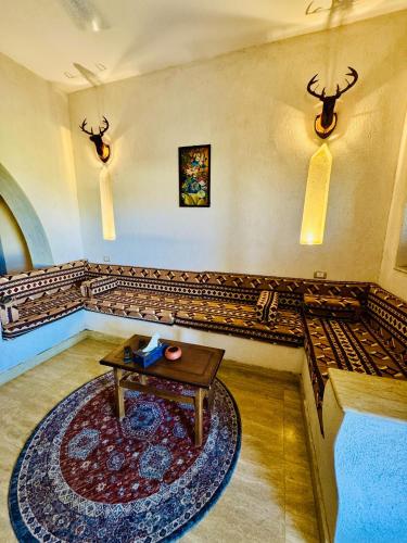 Χώρος καθιστικού στο فيلا جاكرندا تونس Jacaranda Villa Tunis