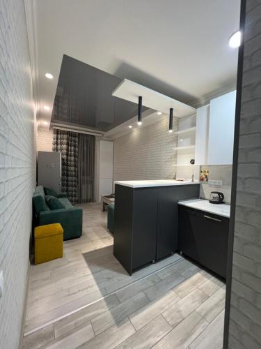 Kuchyň nebo kuchyňský kout v ubytování N3 Apartment