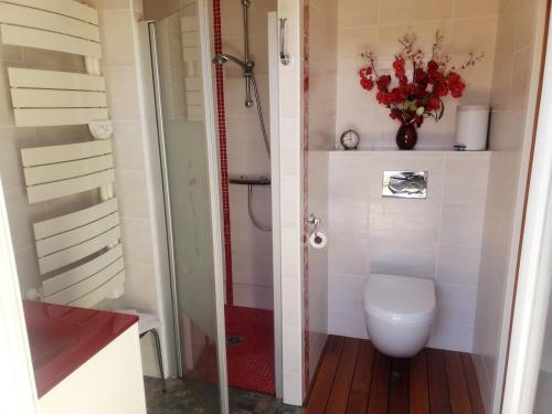 Phòng tắm tại Villa 3 chambres tout confort