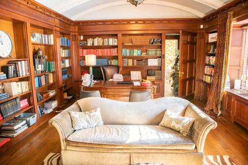 Biblioteket i villaen