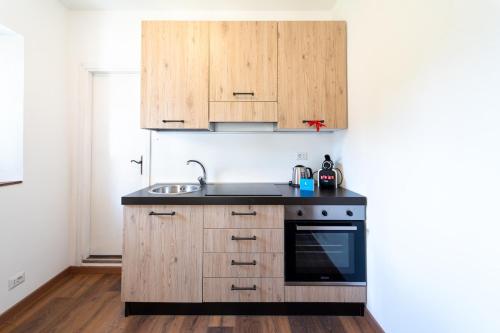 Кухня или мини-кухня в Rustic apartment in the heart of the Val d'Intelvi

