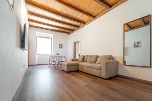 Гостиная зона в Rustic apartment in the heart of the Val d'Intelvi