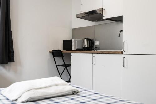 Η κουζίνα ή μικρή κουζίνα στο Residence del Centro