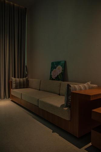 Ruang duduk di Aleela Villa