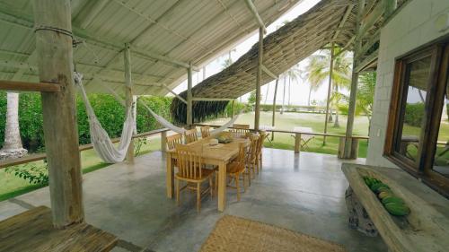 Balkón nebo terasa v ubytování Cispata caribe