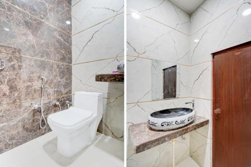 Ένα μπάνιο στο Hotel O Raj Ambessy